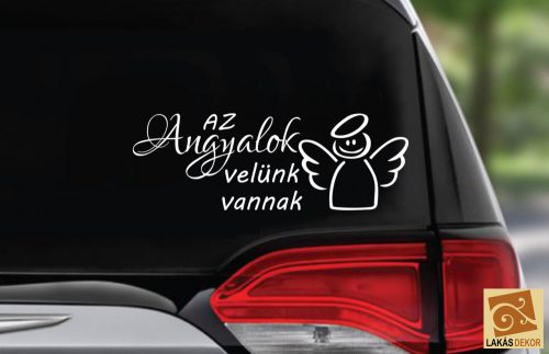 Az angyalok velünk vannak autósmatrica