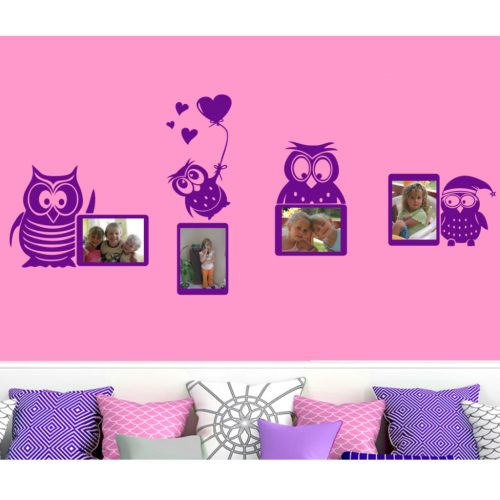 Baglyos Falikép fényképekhez falmatrica