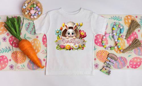 2. Nyuszis saját névvel baba póló