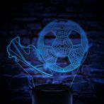 1. Focicsuka labdával 3D hatású Led lámpa