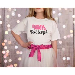 Nagy tesó leszek lábnyomos baba póló