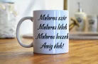 Motoros szív, motoros lélek – személyre szabható ajándék bögre