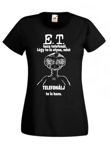 ET haza telefonál női póló 