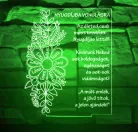 Nyugdíjas 3D LED lámpa virágszirmokkal – egyedi emlékajándék
