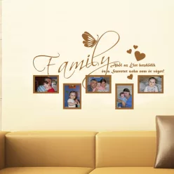   Family, ahol az élet kezdődik és a szeretet soha nem ér véget 2 falmatrica