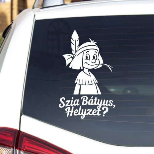 Yakari, szia bátyus, helyzet? - autó dekoráció