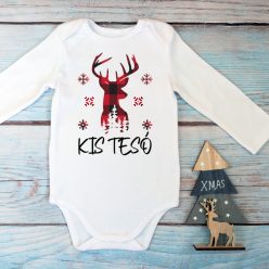 Kis tesó szarvasos baba body