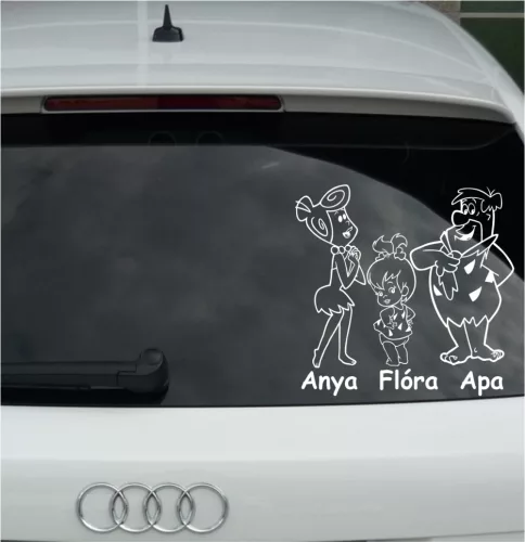 Anya, Kislány, Apa Autómatrica, Baba a kocsiban