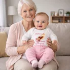 Névre Szóló Nagymama Köszöntő Baba Body – "Mama Szeme Fénye"