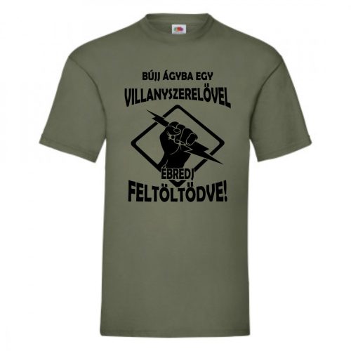 Bújj ágyba egy villanyszerelővel ébredj feltöltödve férfi Póló