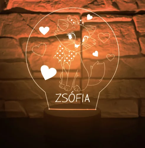 Marie LED éjjeli lámpa