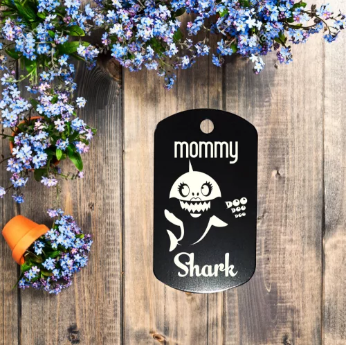 Mommy shark kulcstartó