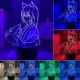 Kamisama Anime 3D LED lámpa