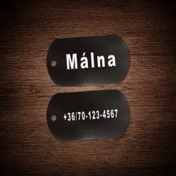   1. Kutyabiléta, dögcédula, 1 oldal: név vagy telefonszám, 2 oldal telefonszám