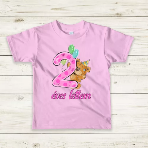 2 éves Macis szülinapi lányos baba póló