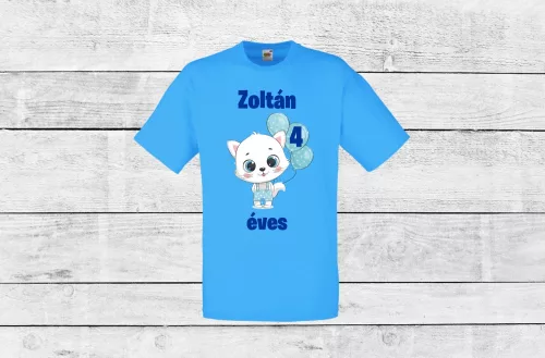 Cicás szülinapi póló saját névvel
