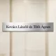 Rozsdamentes acél postaláda névtábla 120x16 mm – Szálcsiszolt fém névtábla gravírozva