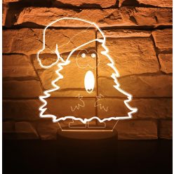 2. Karácsonyi 3D hatású Karácsonyi Led lámpa