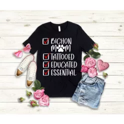 Bichon Mom női póló