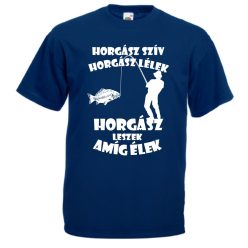 Horgász szív horgász lélek gyerek póló