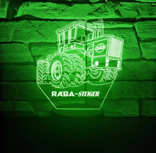 Rába Steiger 3D hatású led lámpa