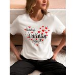 Boldog Valentin napot női póló