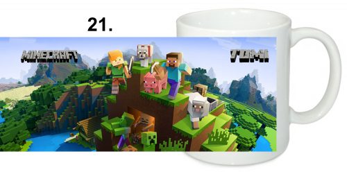 Egyedi fényképes bögre fehér 2