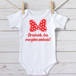   Örülnék, ha meglocsolnál! – Piros Pöttyös Masnis Húsvéti Baba Body