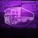 Mercedes Actros 1848 kamion 3D hatású led lámpa