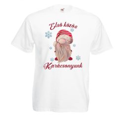 Első közös karácsonyunk Férfi póló
