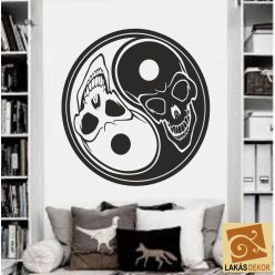 Ying Yangban koponyák Horror falmatrica