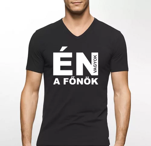 Én vagyok a főnök póló