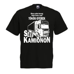   Nincs szőke herceg fehér lovon, kamionon  Férfi Póló, egyedi póló