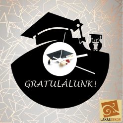 Diplomaosztóra, ballagásra bakelit óra