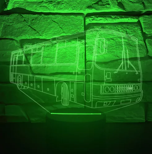 Ikarus 250 3D hatású led lámpa