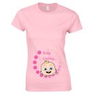Baby Loading Kislányos női póló (3. változat)