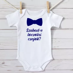   Kis Gavallér" – Csokornyakkendős "Szabad-e locsolni?" Baba Body