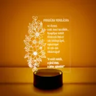 Nyugdíjba vonulásodra 7 színű 3D LED lámpa