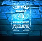 Születésnapi 7 színű 3D LED lámpa
