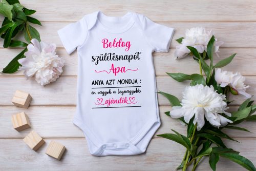 3. Boldog születésnapot Apa baba body