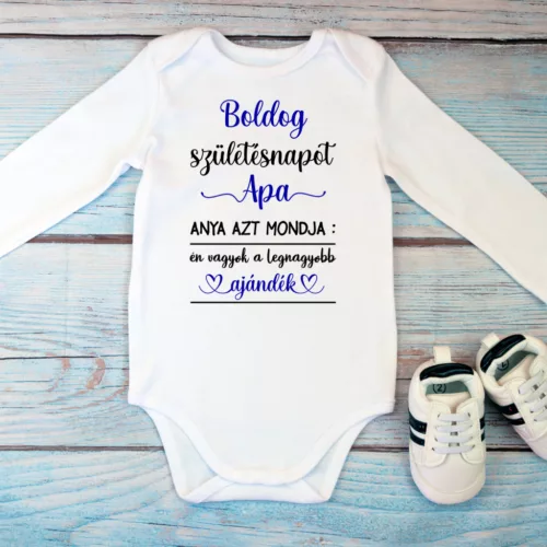 A Legnagyobb Ajándék – Szülinapi Köszöntő Baba Body Apának