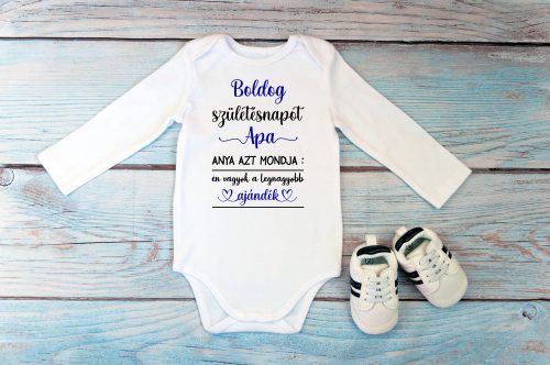 3. Boldog születésnapot Apa baba body