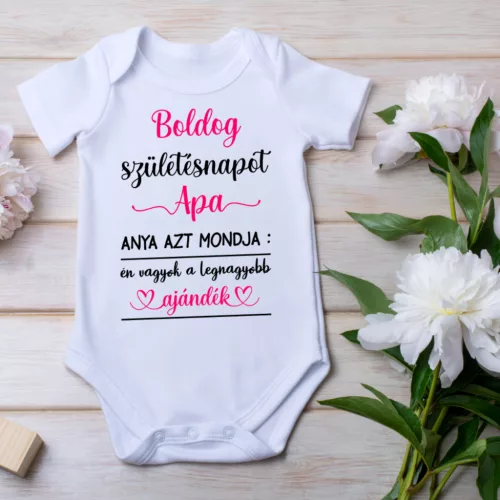 A Legnagyobb Ajándék – Szülinapi Köszöntő Baba Body Apának