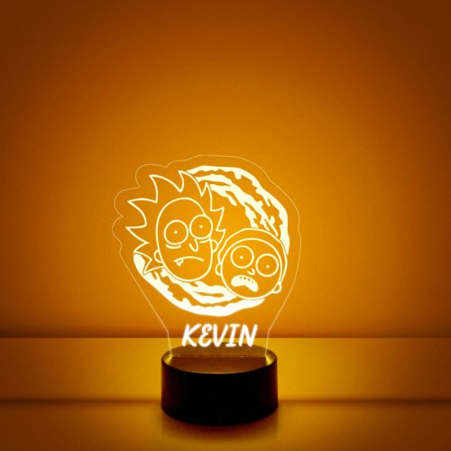 Rick és Morty LED éjjeli lámpa