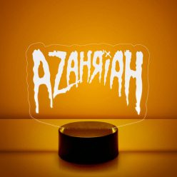 Azariah 7 színű 3D LED lámpa