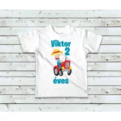 Trakis fiú szülianapi baba póló