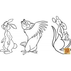 Mesehösők falmatrica