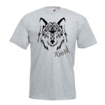 Farkasfej névvel egyedi póló