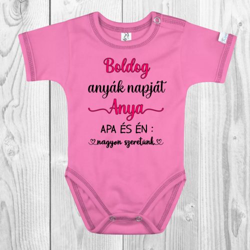 Anyák napi baba body – Boldog Anyák Napját felirattal