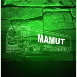 Volvo FH kamion névvel 3D hatású led lámpa 